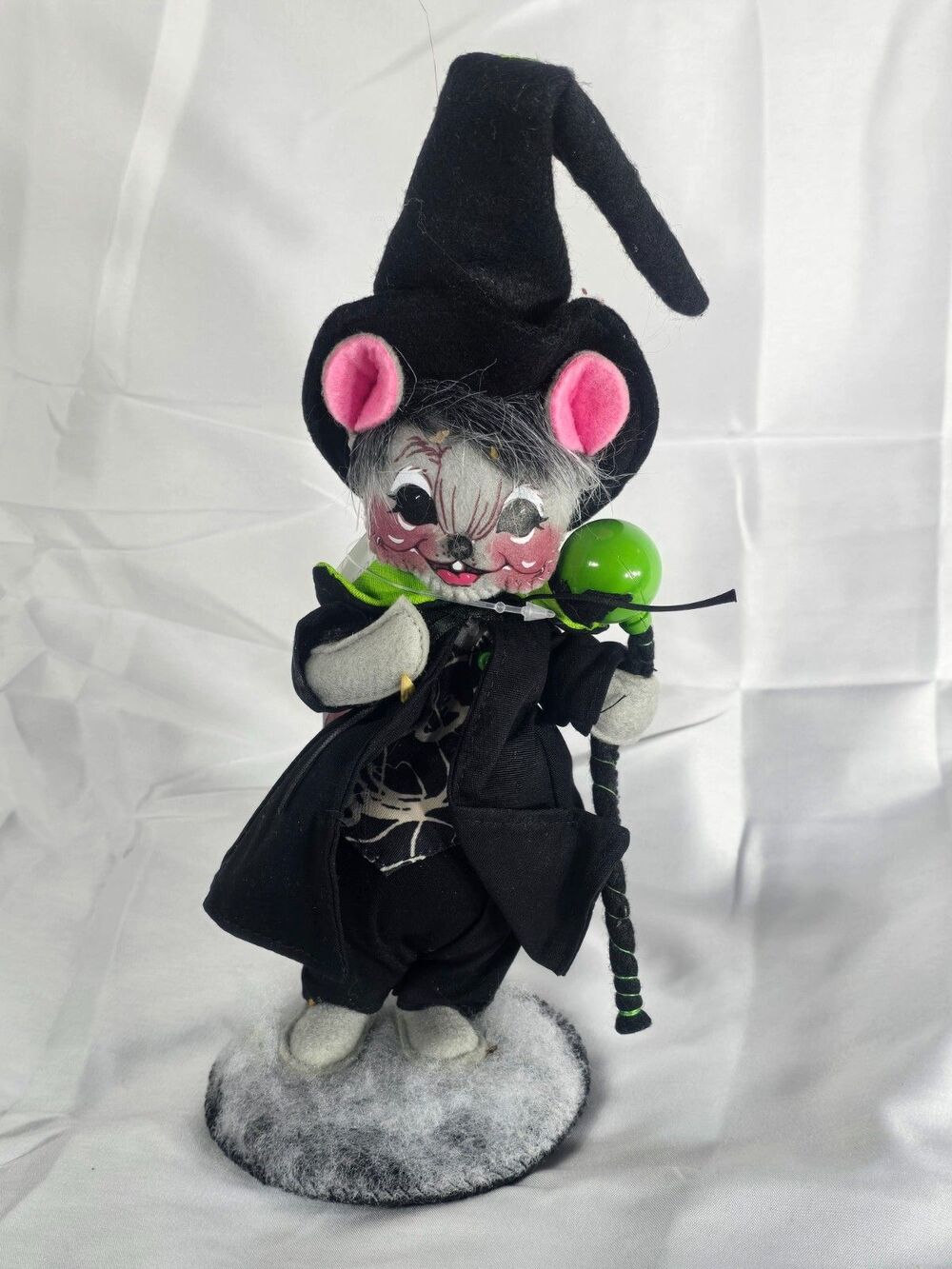2021 ANNALEE ~ Halloween ~ 10 " ~ "Ghostly Warlock Mouse" ~ # 310821 ~  NWT